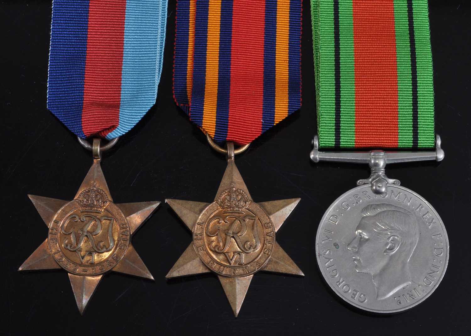Lot 13 - A WW II group of three medals, to include 1939-...