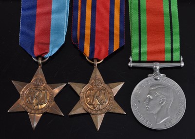 Lot 13 - A WW II group of three medals, to include 1939-...