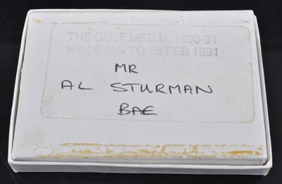 Lot 122 - A Gulf Medal (1990-91) with 16 Jan to 28 Feb...