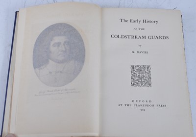 Lot 47 - Davies, G: The Early History of the Coldstream...