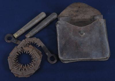 Lot 59 - A WW I Pioneers trench saw, dated 1915 and...