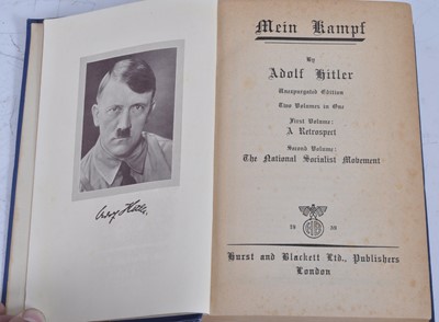 Lot 188 - Hitler, Adolf: Mein Kampf, Unexpurgated...