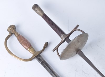 Lot 223 - A late 19th century court sword, having an...