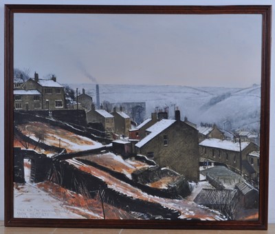 Lot 1351 - Peter Brook (1927-2009) - Snow on the Pennine...