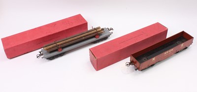 Lot 260 - Two Hornby No. 2 High Capacity wagons: 1936-41...