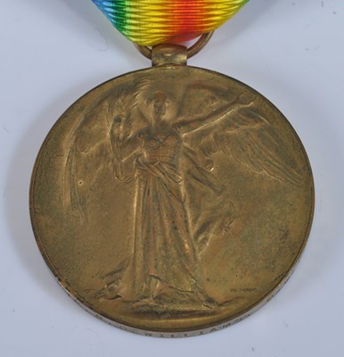 Lot 182 - A WW I Victory medal, naming 4510 PTE. S.G....