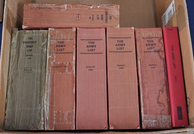Lot 48 - A collection of mainly military related...