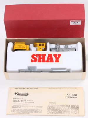 Lot 323 - Roundhouse H0 scale loco kit H0 truck Shay kit...
