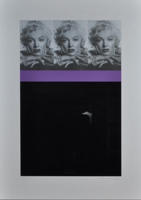 Lot Peter Blake (b.1932) - Marilyn Monroe, black...