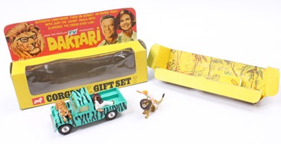 Corgi Toys GS 7 Daktari Gift Set In Repro Box + All Figures - Foto 5