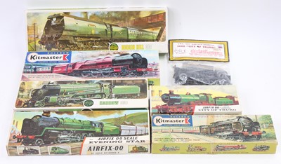 Lot 382 - Seven plastic loco kits, contents of boxes not...