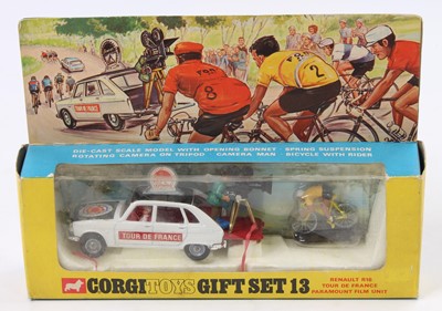 Lot 1222 - Corgi Toys Gift Set 13 Renault R16 Tour De...
