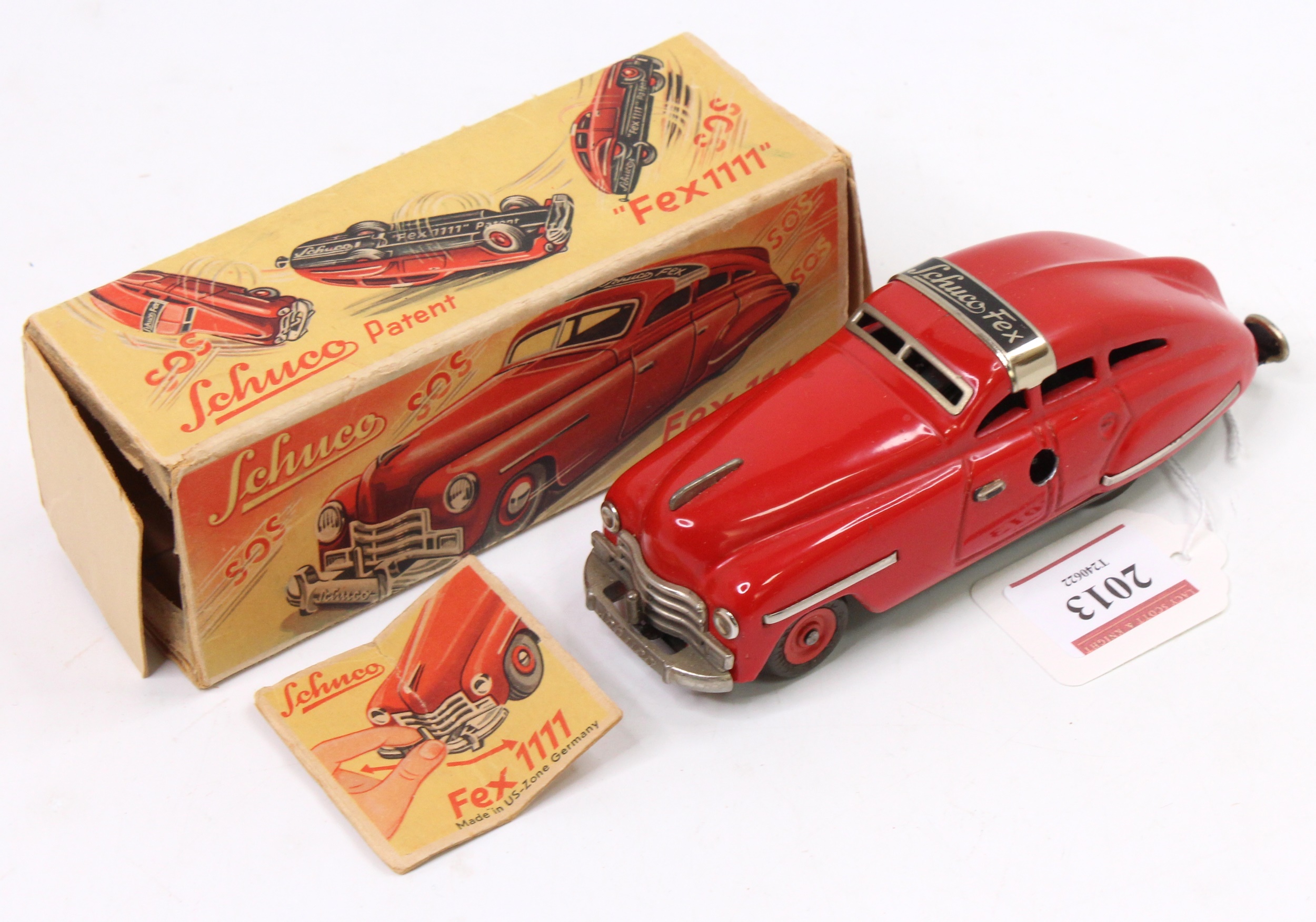 Lot 2013 - Schuco No. FEX1111 tinplate and clockwork