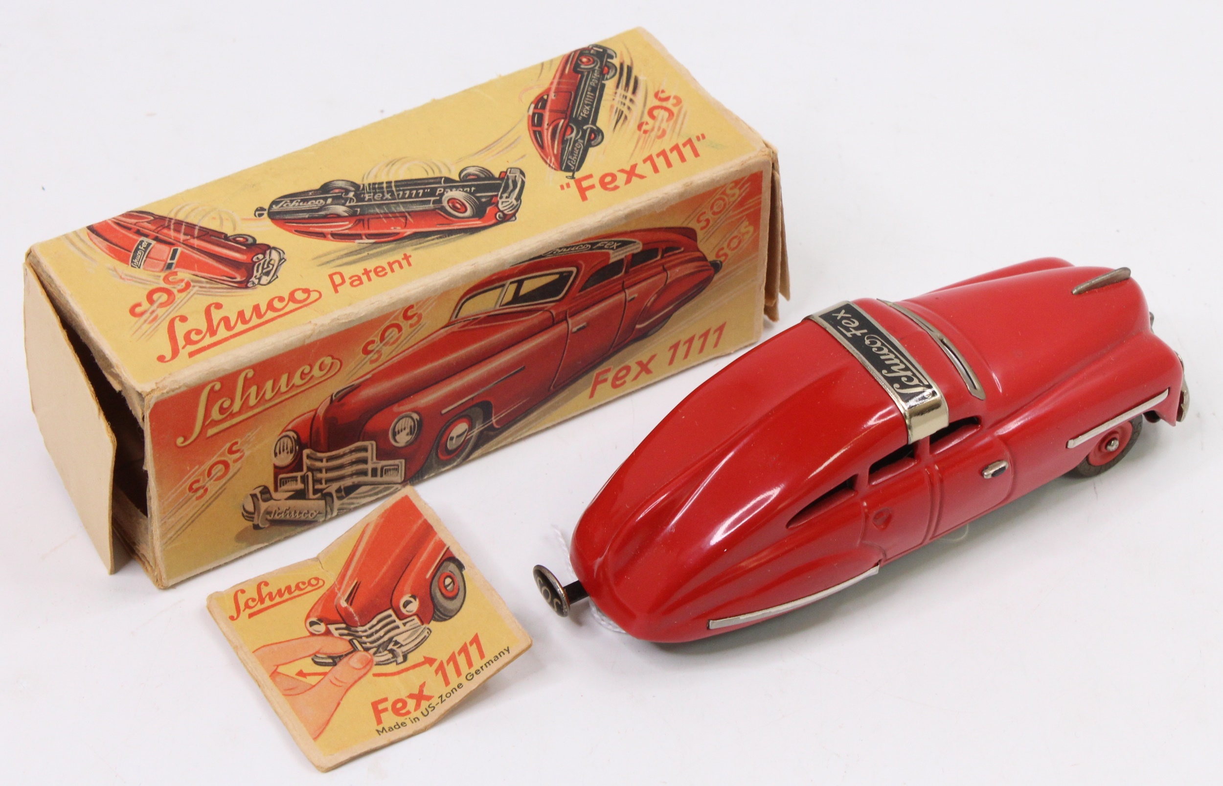 Lot 2013 - Schuco No. FEX1111 tinplate and clockwork