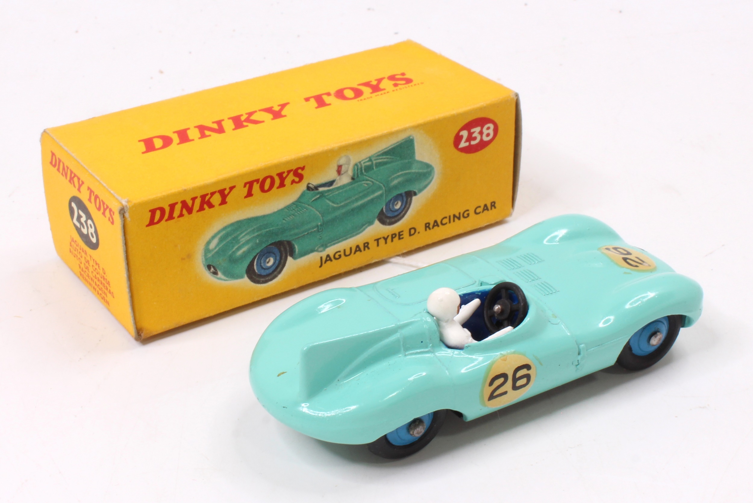 【ジャンク品】 DINKY TOYS ミニカー まとめ売り Dinky Meccano Diecast Toys 238 Jaguar Type D Racing Car