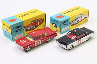 Lot 1272 - Corgi Toys, 2 boxed examples comprising No....