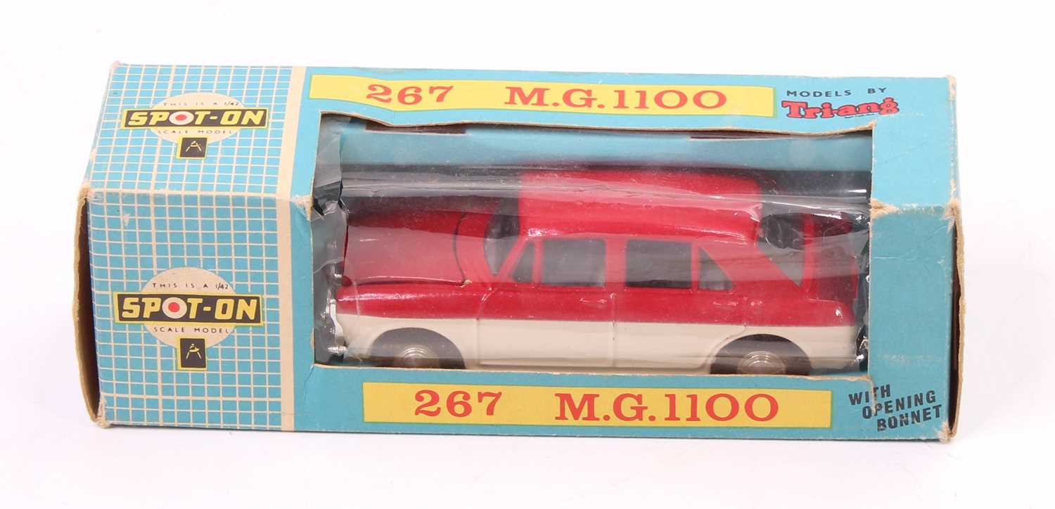 Lot 1520 - Spot On No.267 MG 1100, two-tone red, cream,...