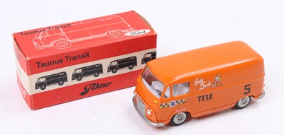 Lot 1565 - Tekno No.415 Taunus Transit, comprising orange...