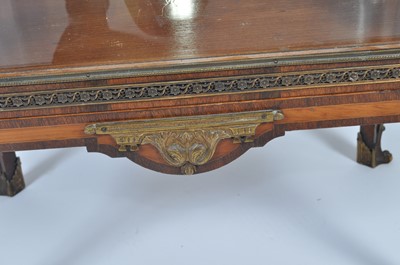 Lot 1398 - A French Napoleon III rosewood and gilt metal...