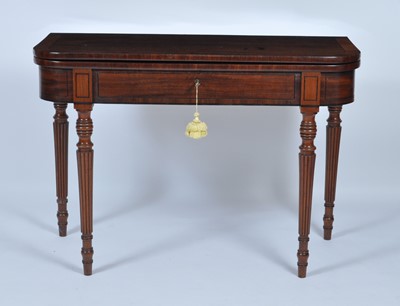 Lot 1414 - An early 19th century mahogany tea...