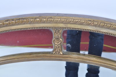 Lot 1422 - A late 19th century giltwood and gesso oval...