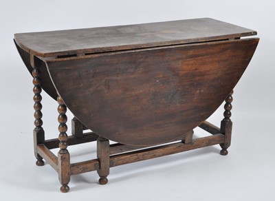 Lot 1425 - An early 18th century and later joined oak...