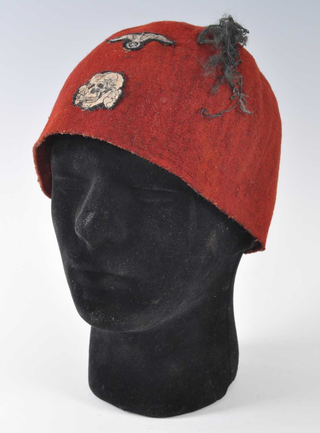 Lot 293 - A German Waffen SS Handschar Division fez,...