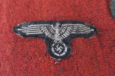 Lot 293 - A German Waffen SS Handschar Division fez,...