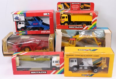Lot 2172 - Six various boxed Britains plastic and diecast...