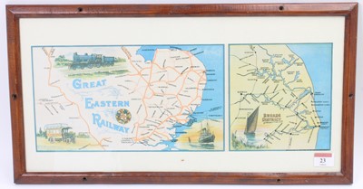 Lot 23 - A Great Eastern Railway reproduction route...