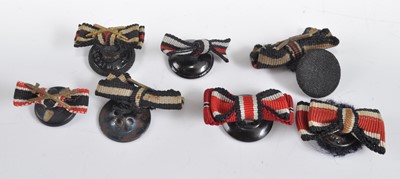 Lot 128 - A German Third Reich button hole ribbon with...