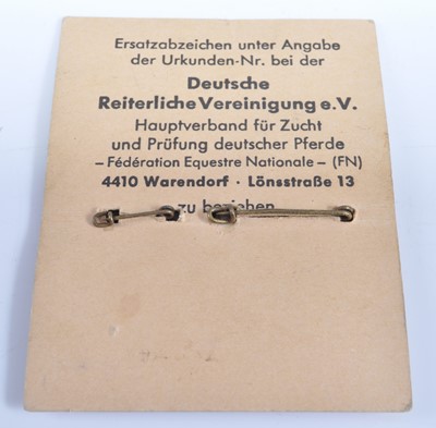 Lot 169 - A pair of German Jugend Reiter-Abzeichen...