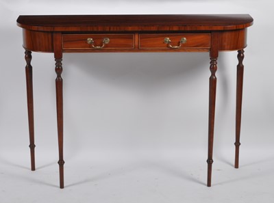 Lot 1413 - A Santos D-end hall table, in the early 19th...