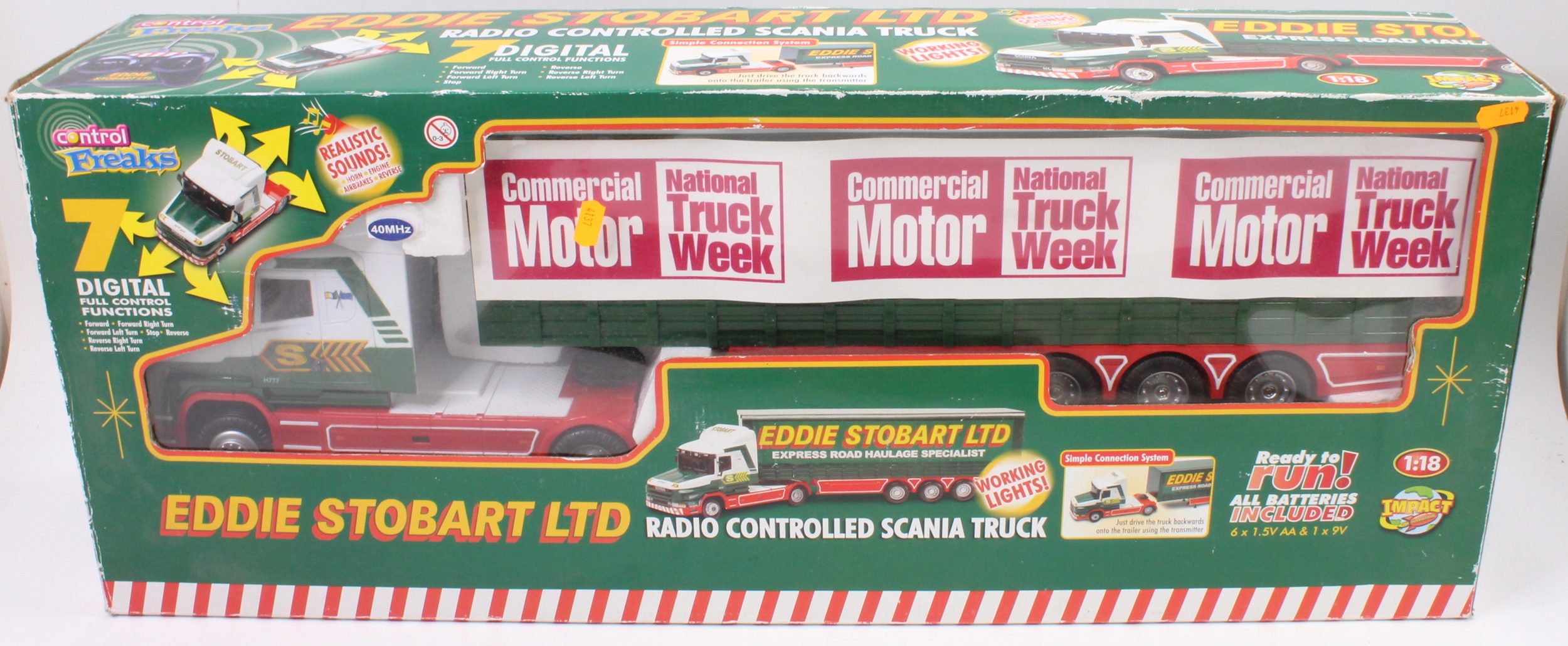 Eddie stobart radio hot sale controlled scania truck