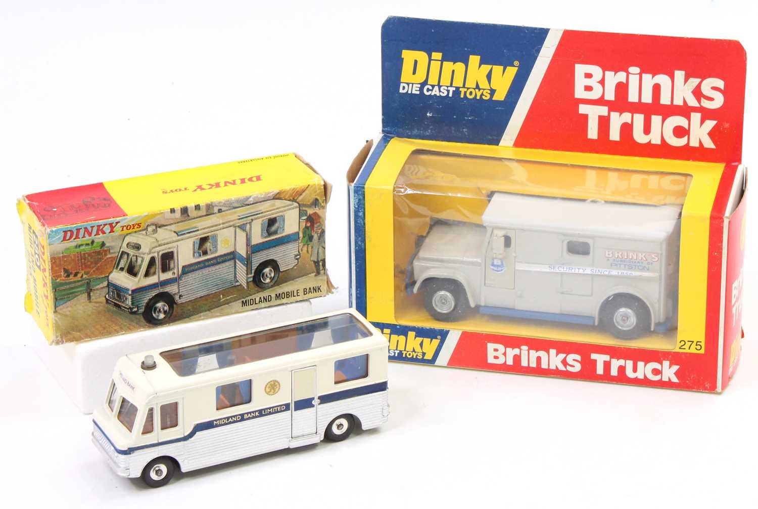 Lot 1169 - A Dinky Toys No. 275 Brinks armoured truck...