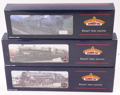 Lot 337 - A Bachmann boxed locomotive group, three...
