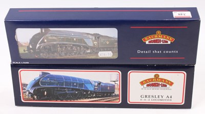 Lot 348 - A Bachmann boxed locomotive group, two...