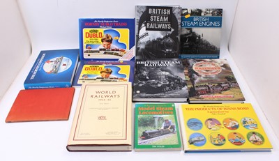 Lot 314 - A collection of railway hardback books, mixed...