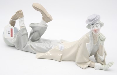 Lot 10 - A large Lladro Spanish porcelain figure of a...