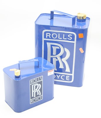 Lot 22 - A reproduction blue painted fuel can...