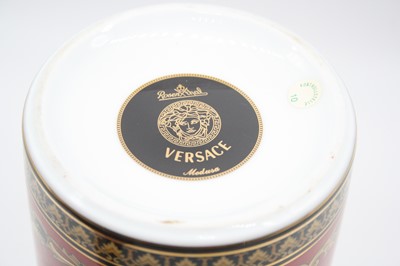 Lot 34 - A Versace for Home Rosenthal vase of tapered...