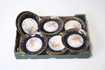 Lot 73 - An early 20th century Limoges porcelain part...