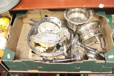 Lot 90 - Two boxes of miscellaneous items to include a...