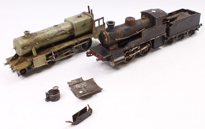 Lot 228 - Two live steam 0 gauge locos in very...
