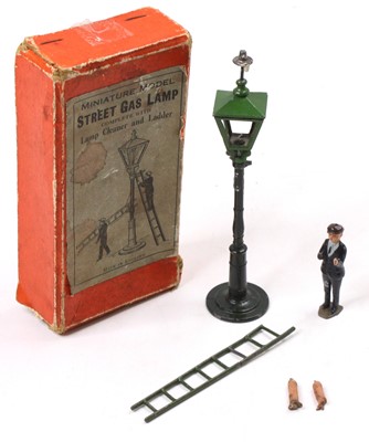 Lot 232 - Miniature Model Street Gas Lamp complete with...