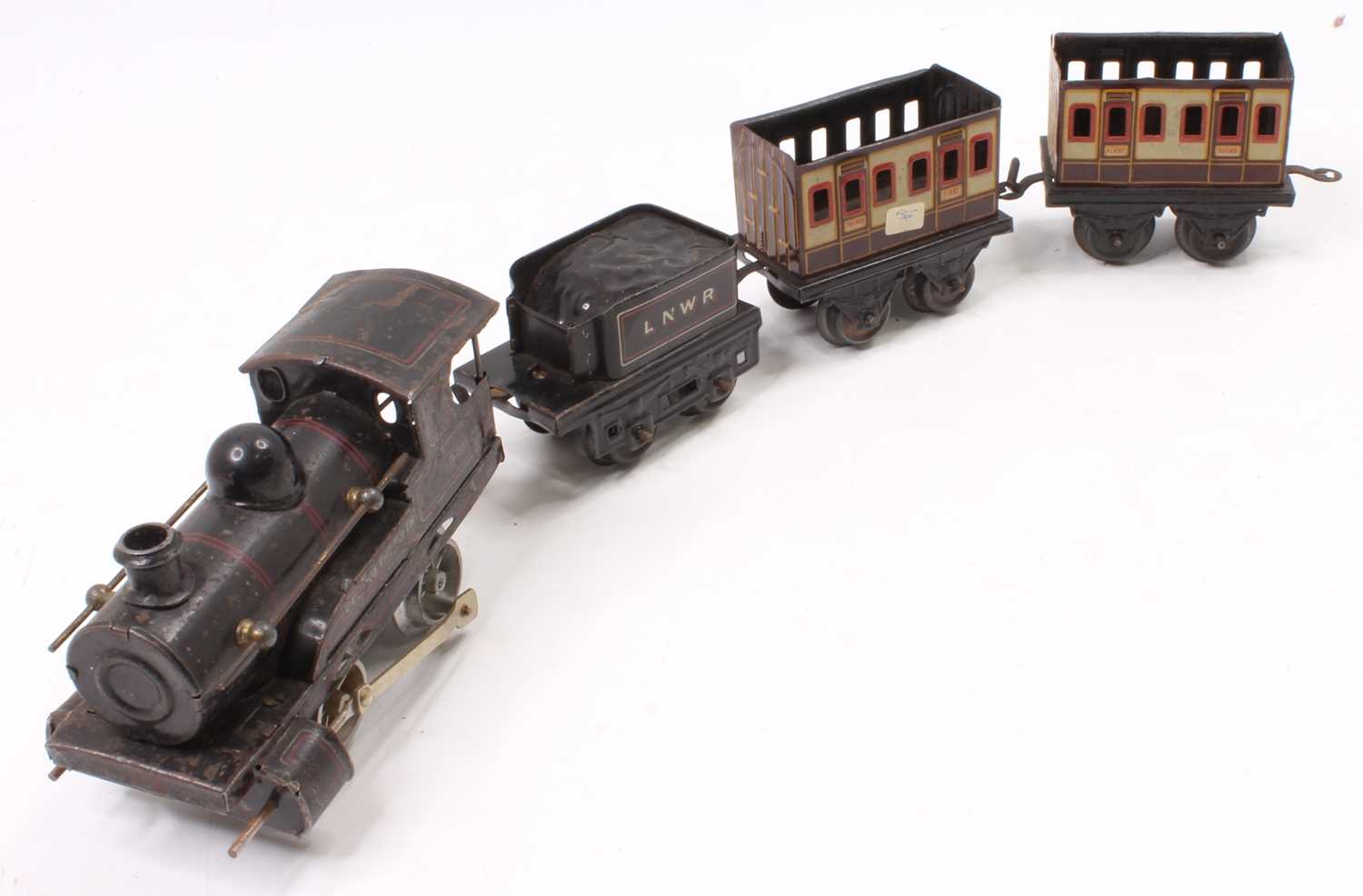 Lot 240 - “The first train advertised by Meccano Ltd in...