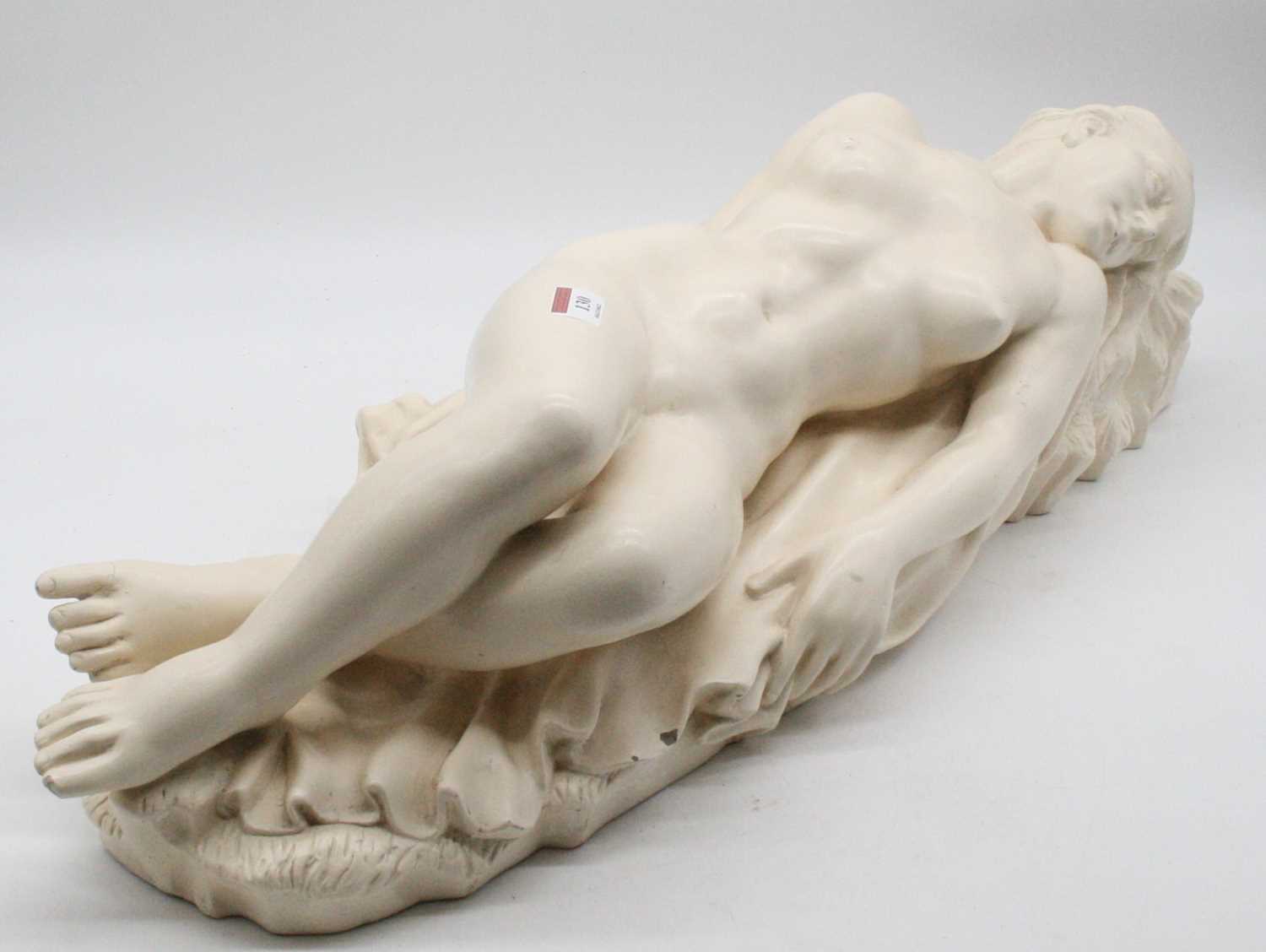 Lot 130 - A hollow moulded and white painted model of a...