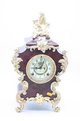 Lot 139 - A reproduction mantel clock in the 18th...