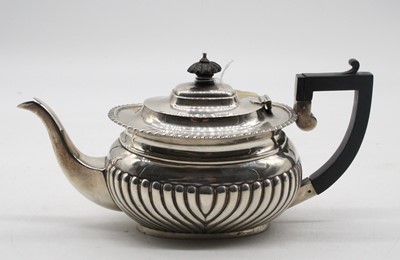 Lot 299 - A late Victorian silver teapot, of...
