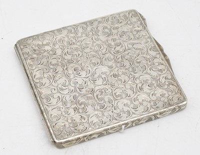 Lot 301 - A late 19th century continental silver pocket...
